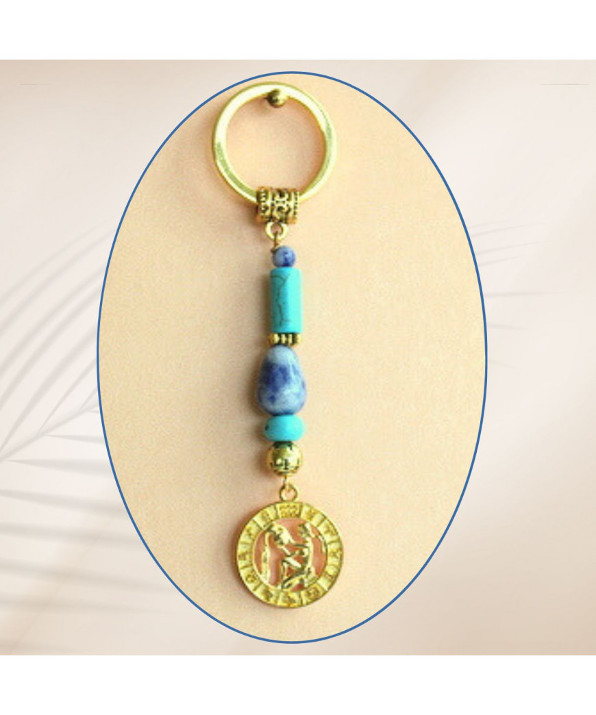 Porte-clefs Signe Verseau