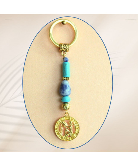 Porte-clefs Signe Verseau
