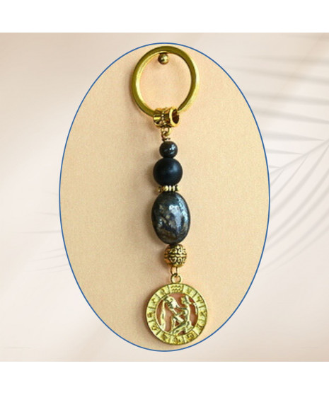 Porte-clefs Signe Verseau