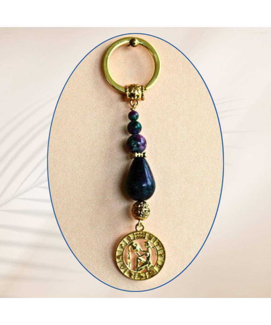 Porte-clefs Signe Verseau