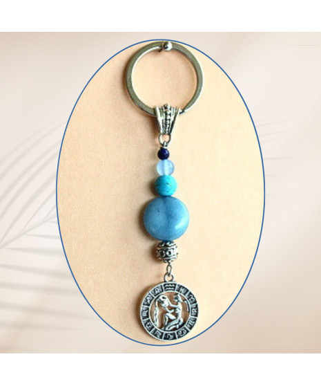 Porte-clefs Signe Verseau