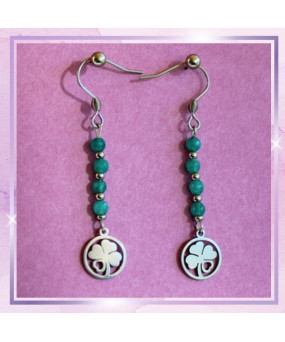 Boucles d'oreilles Trèfles...