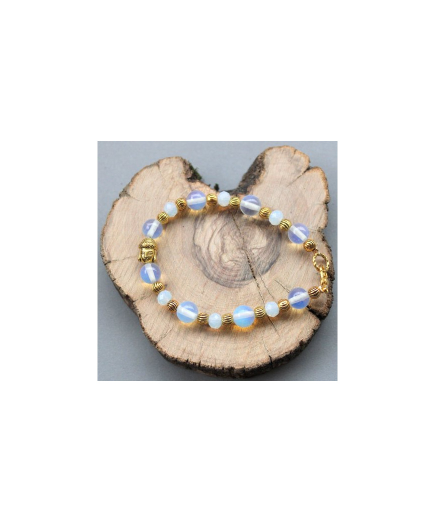 Bracelet Bouddha en Opale