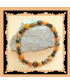 Bracelet  en Agate orange