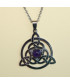 Pendentif nœud celtique en Améthyste