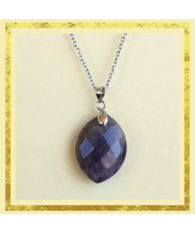 Pendentif facetté en Améthyste