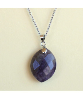 Pendentif facetté en Améthyste