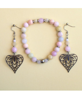 Bracelet en Morganite