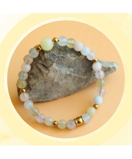 Bracelet en Morganite