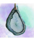 Pendentif Géode d'Agate