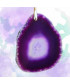 Pendentif Géode d'Agate violette