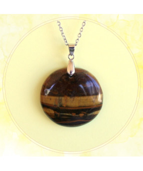 Pendentif en Œil de Tigre