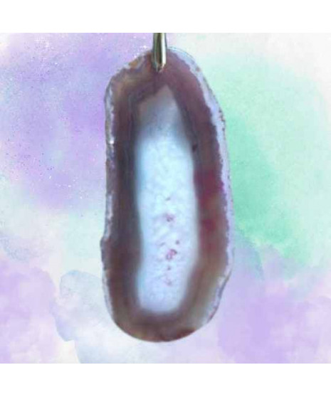 Pendentif Géode d'Agate