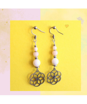Boucles d'oreilles Fleur de...