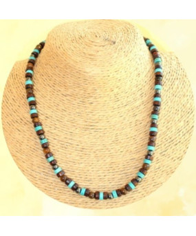 Collier en Œil de tigre,...