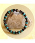 Bracelet de protection en Œil de tigre, Hématite et Turquoise