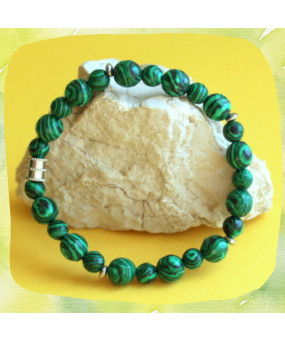 Bracelet en Malachite
