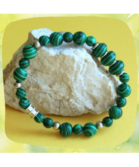 Bracelet en Malachite