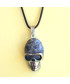 Pendentif  Tête de mort en Sodalite