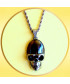 Pendentif  Tête de mort en Hématite