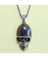 Pendentif  Tête de mort en Hématite