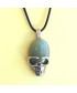 Pendentif  Tête de mort en Aventurine