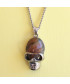 Pendentif  Tête de mort en Agate