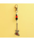 Bijou de sac Guitare en Grenat