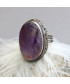 Bague en Pierre Brute en Améthyste