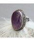 Bague en Pierre Brute en Améthyste