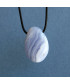 Pendentif Agate blue Lace