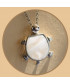 Pendentif Tortue en Cristal de roche