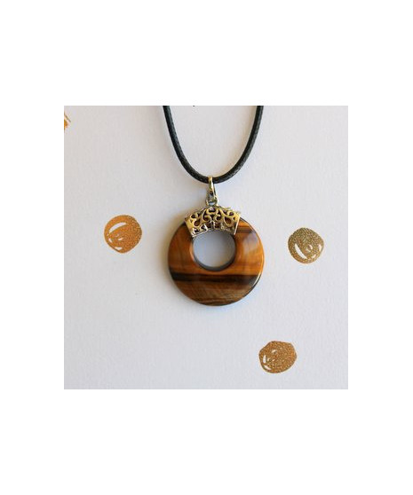 Pendentif Œil de Tigre