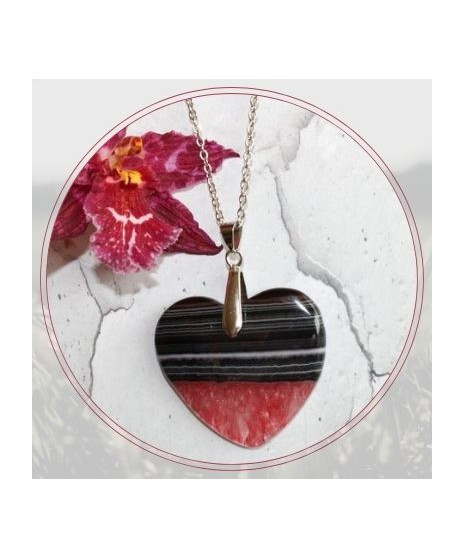 Pendentif Cœur Agate