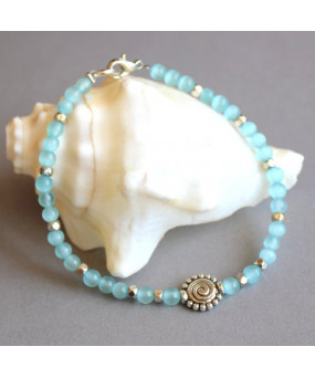 Bracelet en Agate Œil de...