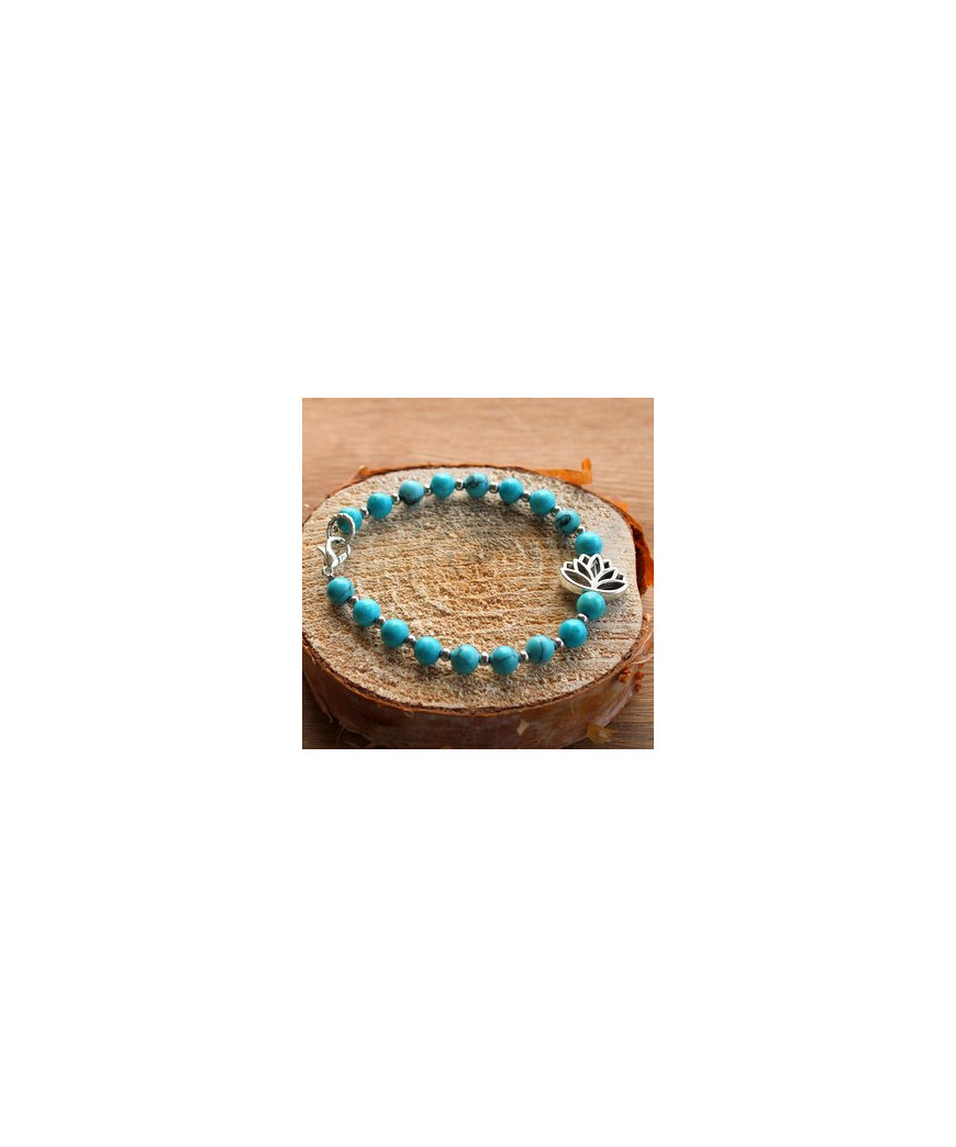 Bracelet Turquoise lotus