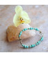 Bracelet  Croix en Turquoise mate