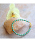 Bracelet  Croix en Turquoise mate