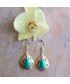 Boucles d'oreilles en Turquoise