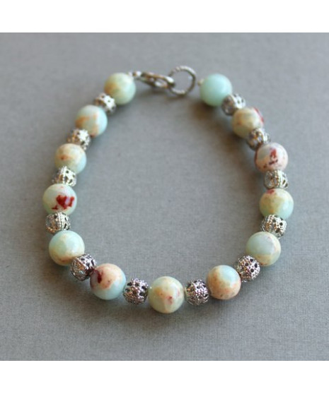 Bracelet en Jaspe peau de serpent