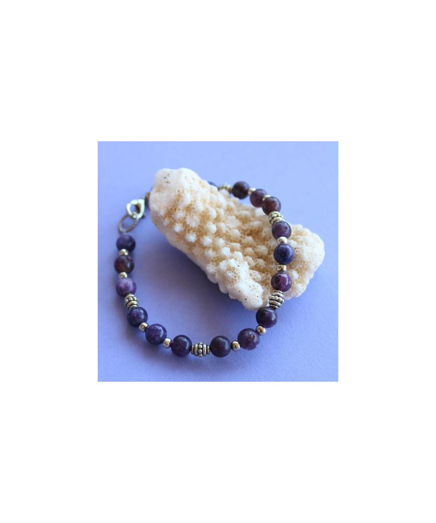 Bracelet en Lépidolite
