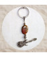 Porte-clefs Guitare en Jaspe Picasso