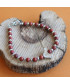 Bracelet Oiseau en Jaspe rouge