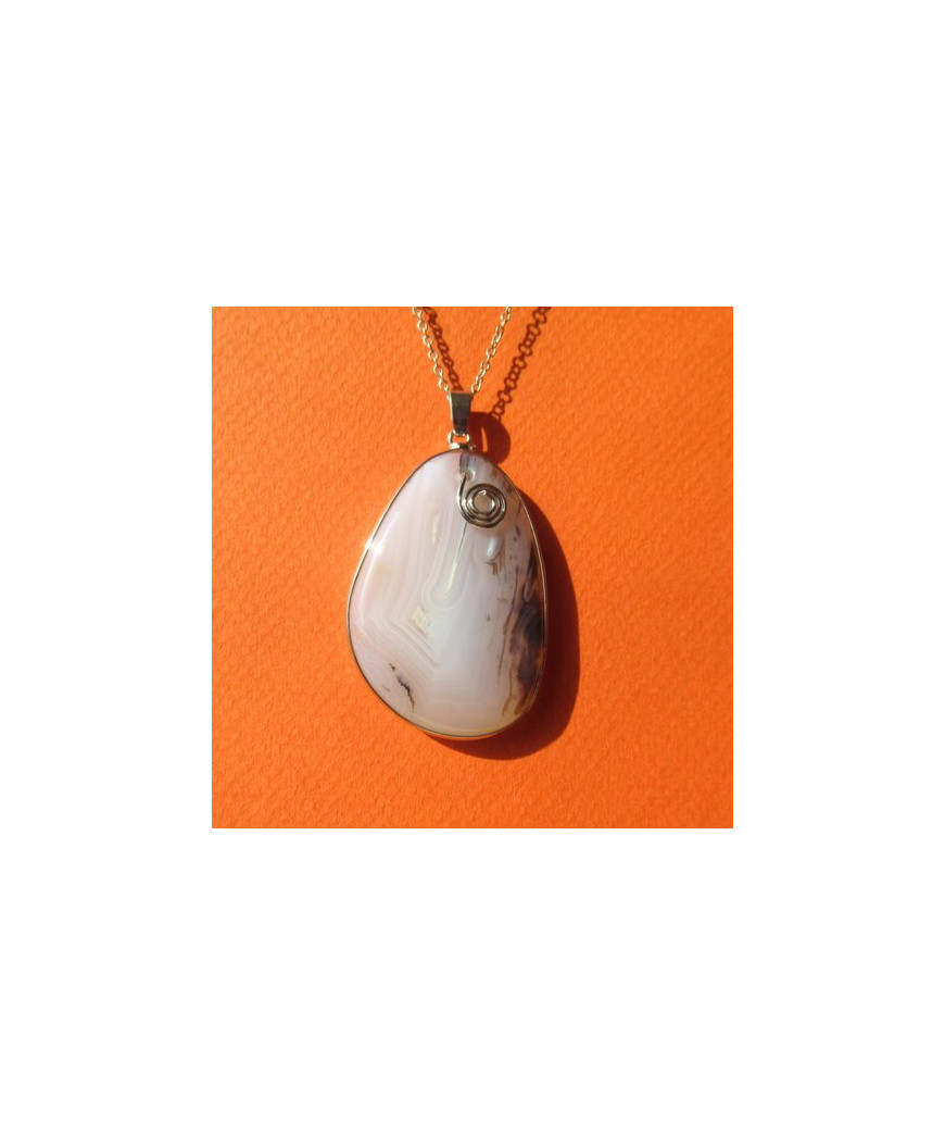 Pendentif Agate crazy