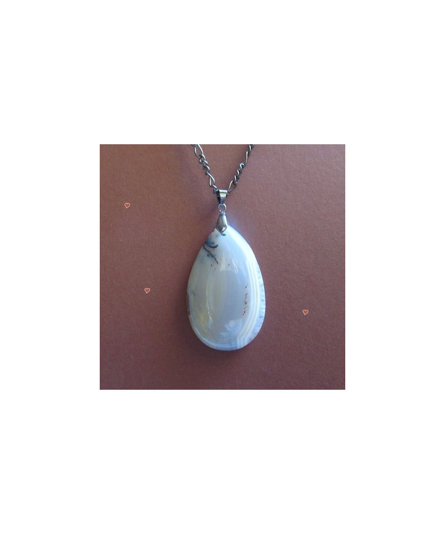 Pendentif Agate dendritique