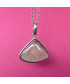 Pendentif triangle en Prehnite