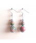 Boucles d'oreilles en Unakite