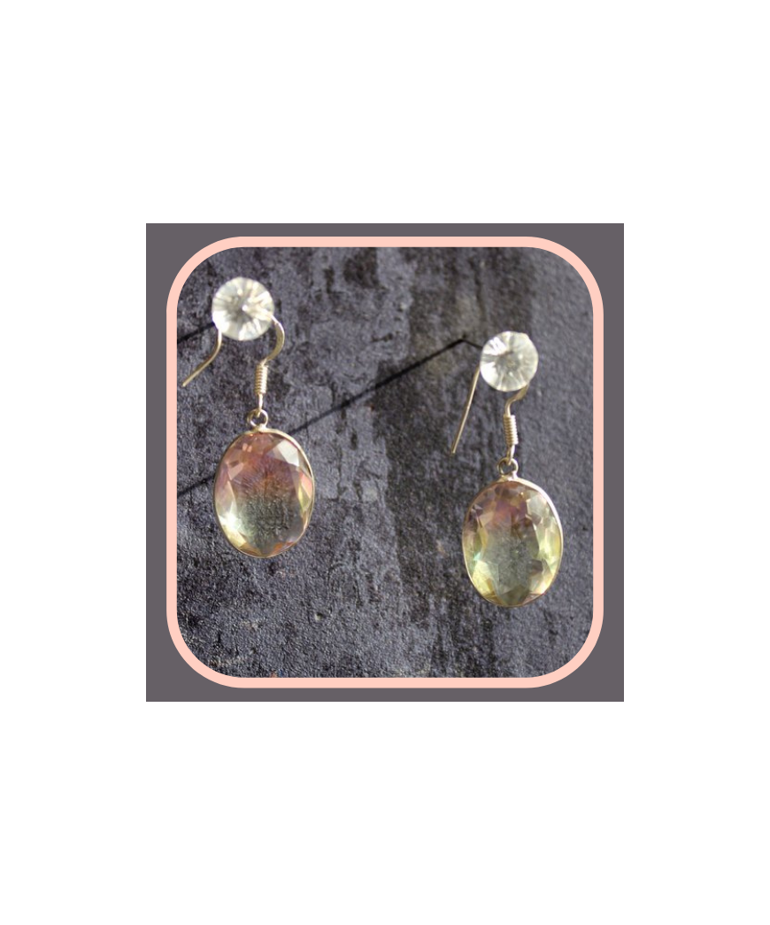 Boucles d'Oreilles en Tourmaline