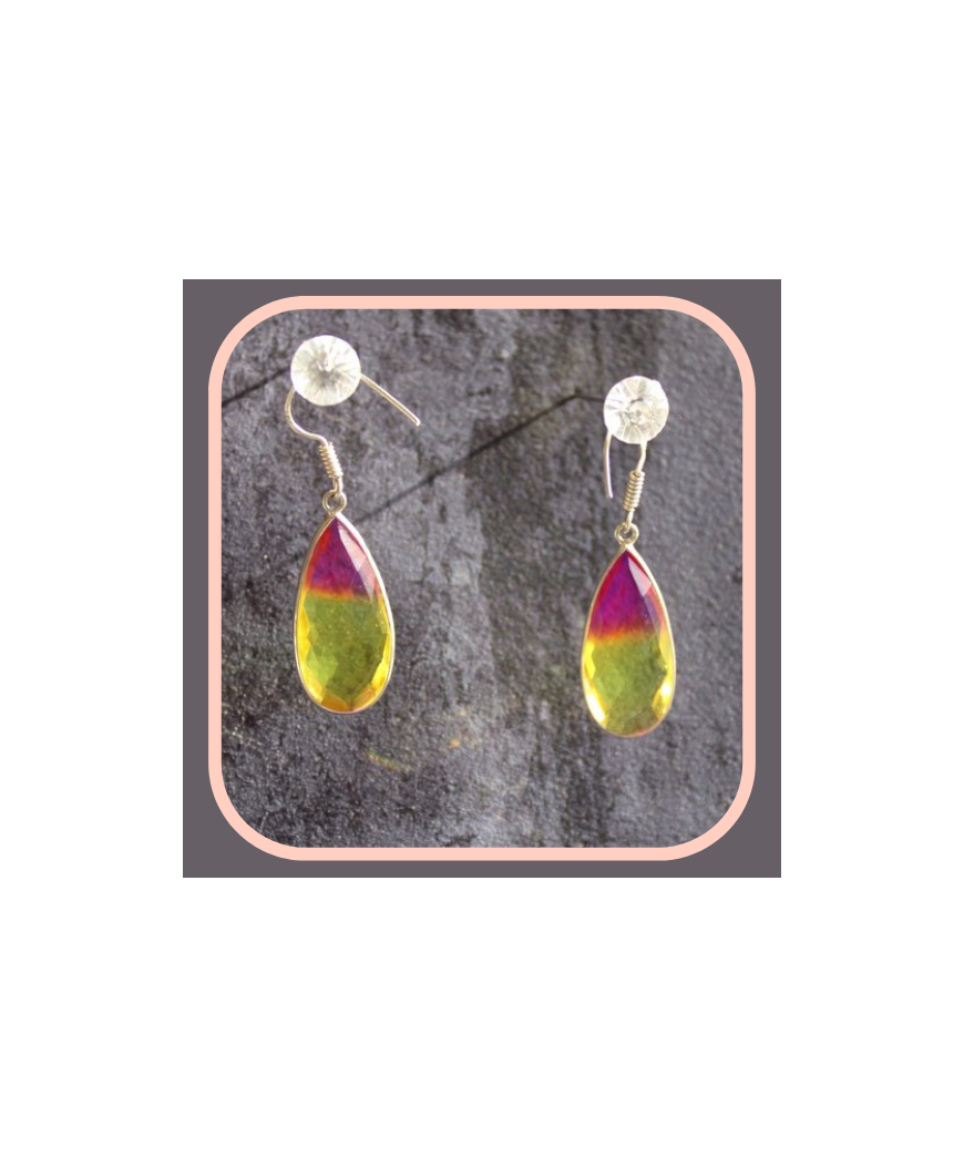 Boucles d'Oreilles en Tourmaline
