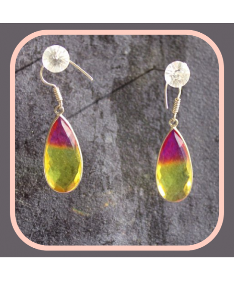 Boucles d'Oreilles en Tourmaline